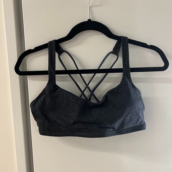 lululemon athletica Other - Lululemon Free To Be Bra in Desert Snake, Deep Coal / Black 8 A/B